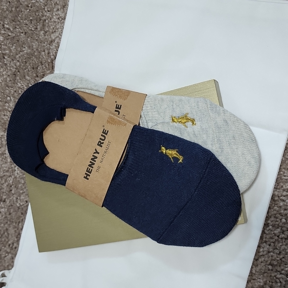 NWT short heel socks cotton x 2